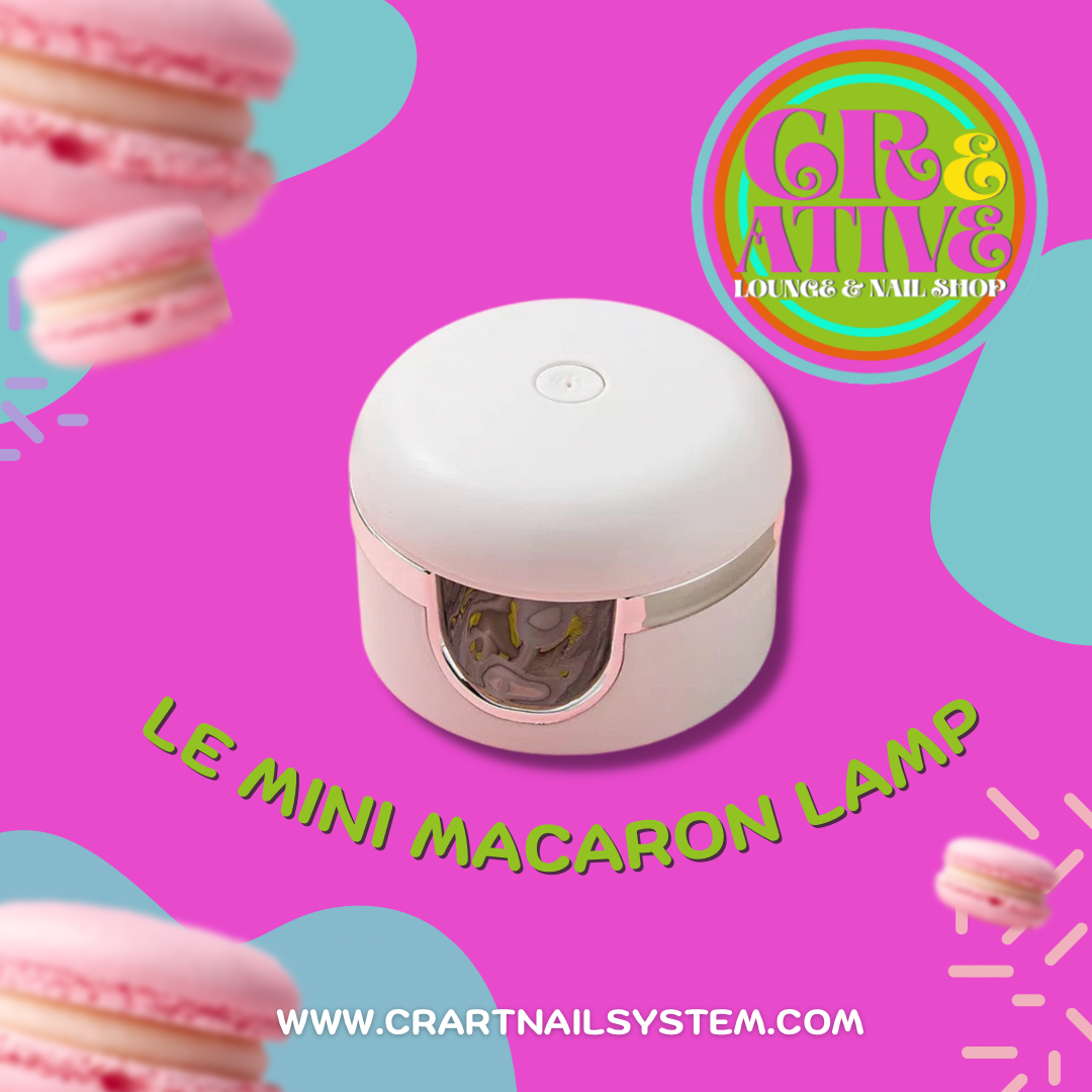 Le mini macaron led blanca flash cure