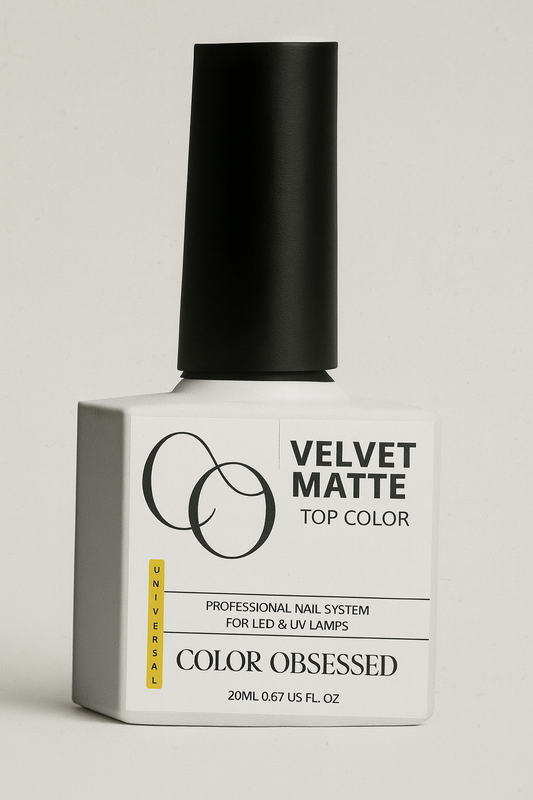 Velvet Matte Gel Top Coat