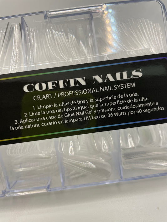 COFFIN NAILS MEDIUM SIZE